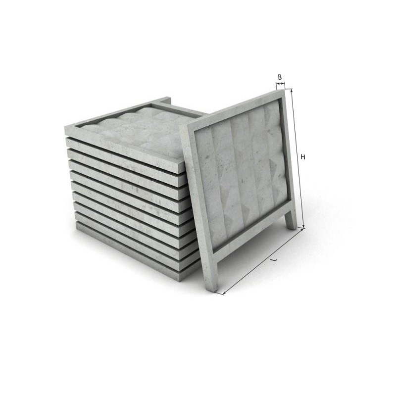 Плита забора ПО-6